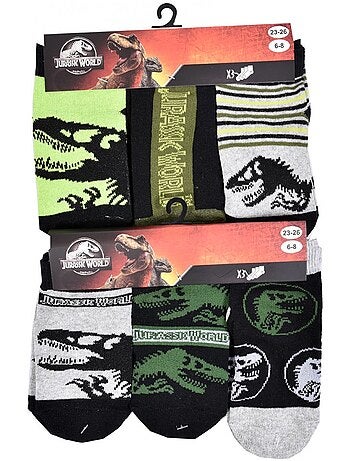 Calzini Bambino JURASSIC WORLD fantasia - Assortimento modelli secondo arrivi - Confezione da 9