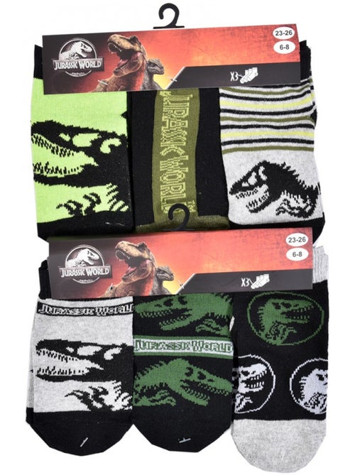 Calzini Bambino JURASSIC WORLD fantasia - Assortimento modelli secondo arrivi - Confezione da 9 - Kiabi