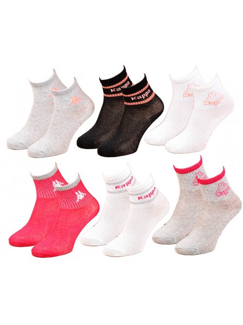 Calzini Bambino KAPPA Corti in Cotone Maggioritario - Confezione da 12 - Kiabi