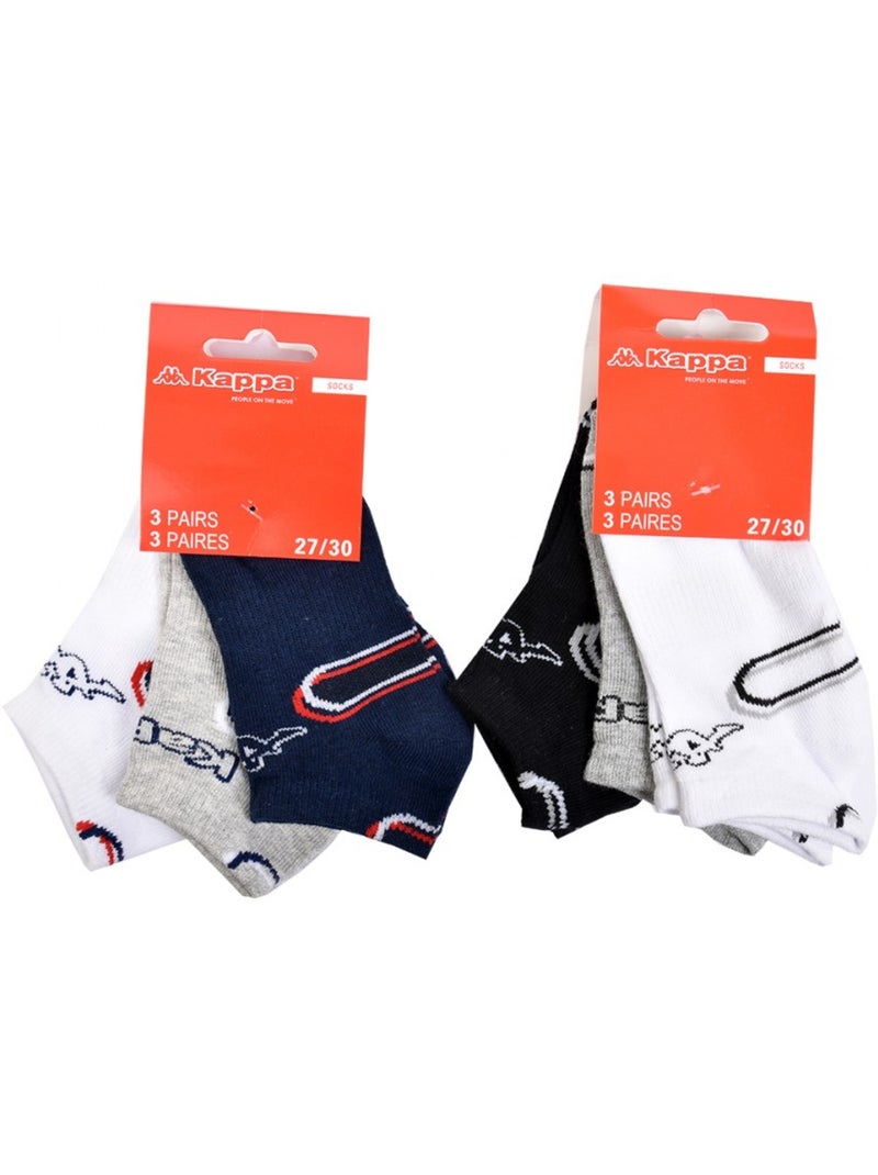 Calzini Bambino KAPPA Fantasmini in Cotone Maggioritario - Confezione da 6 Dorato/Oro - Kiabi