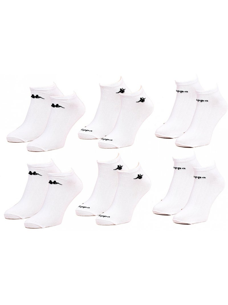 Calzini Bambino KAPPA Socquettes Tiges corte - Confezione da 6 Multicolore - Kiabi