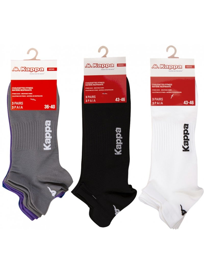 Calzini Bambino KAPPA Socquettes Tiges corte - Confezione da 9 Dorato/Oro - Kiabi