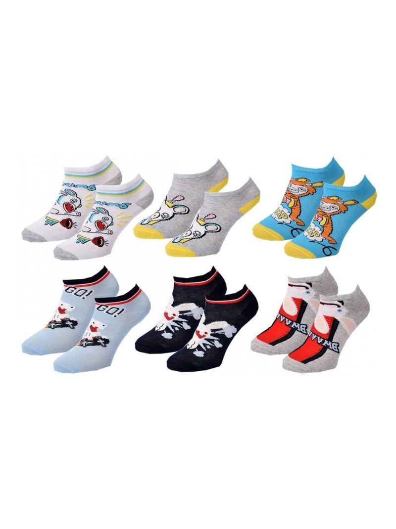 Calzini Bambino LAPINS CRETINS - Confezione da 9 Blu Blu marino Grigio - Kiabi