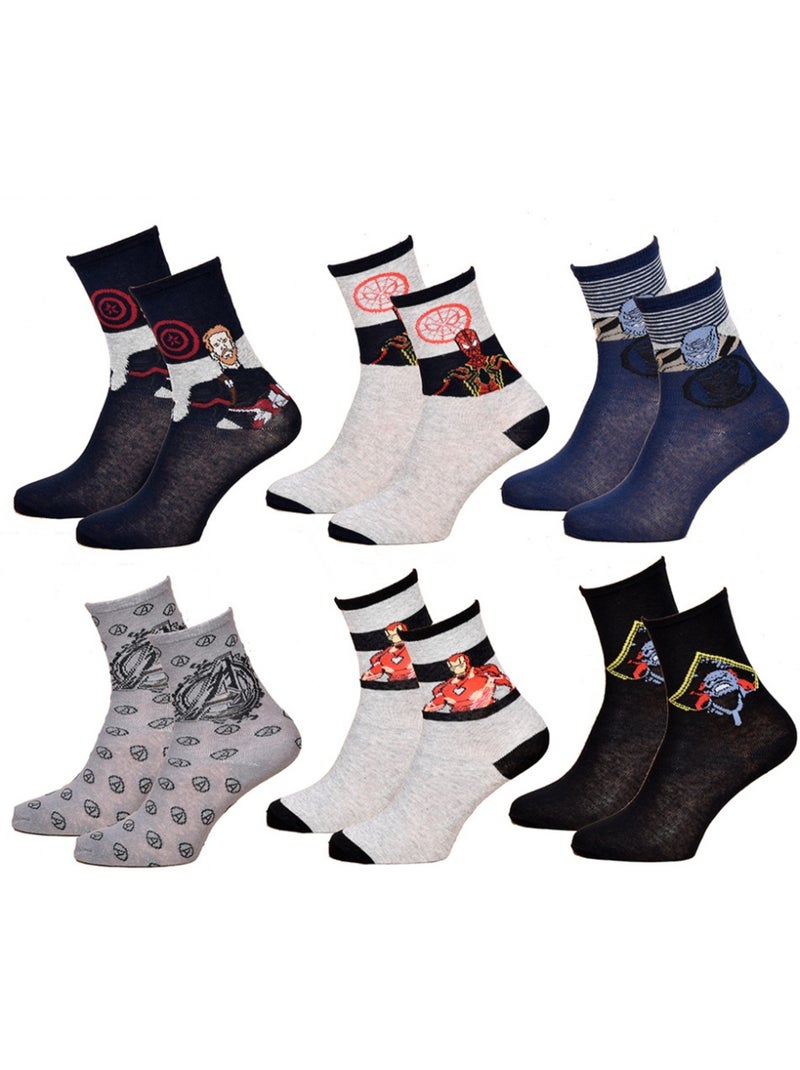 Calzini Bambino Licenza Avengers Fantasia - Confezione da 9 Multicolore - Kiabi