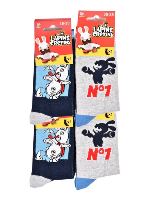 Calzini Bambino Licenza CONFEZIONE DA 12 PAIA LAPINS CRETINS - Kiabi Calzini Bambino Licenza CONFEZIONE DA 12 PAIA LAPINS CRETINS - Kiabi