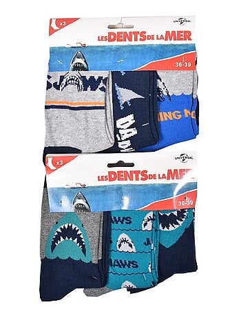 Calzini Bambino Licenza CONFEZIONE DA 12 PAIA LES DENTS DE LA MER