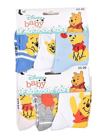 Calzini Bambino Licenza CONFEZIONE DA 12 PAIA WINNIE THE POOH