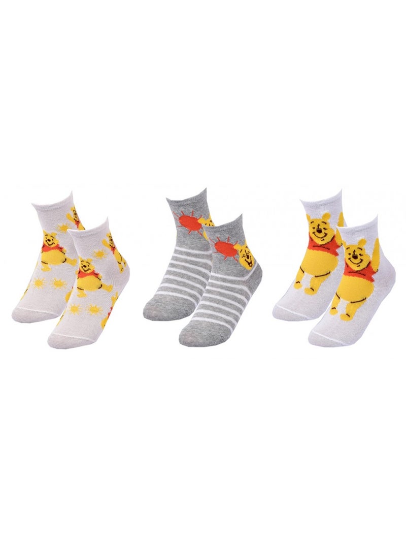 Calzini Bambino Licenza CONFEZIONE DA 3 PAIA Grigio arancione chiaro grigio - Kiabi