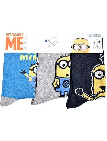 Calzini Bambino Licenza MOI, MOCHE ET MECHANT fantasia - Confezione da 3