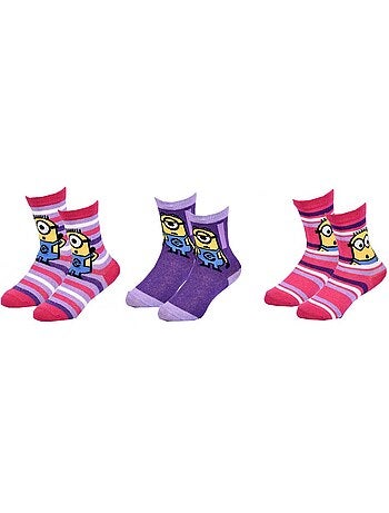 Calzini Bambino Licenza MOI, MOCHE ET MECHANT fantasia - Confezione da 3
