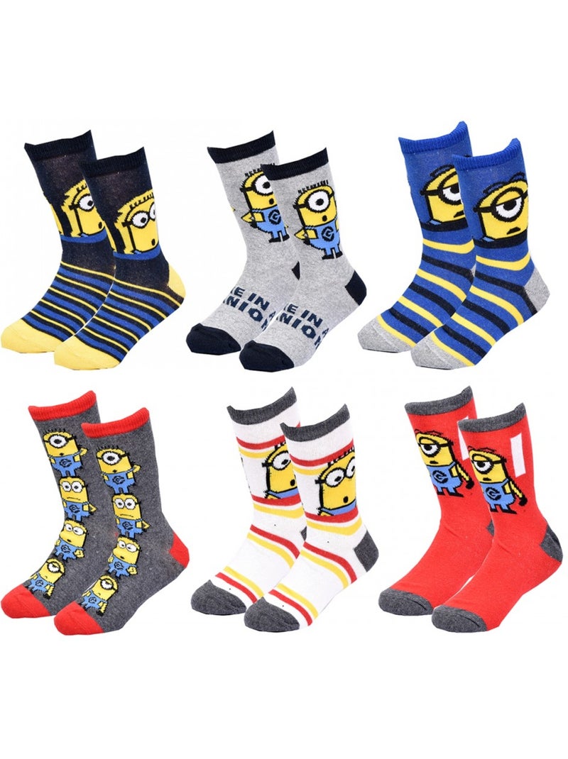 Calzini Bambino Licenza MOI, MOCHE ET MECHANT fantasia - Confezione da 9 Multicolore - Kiabi