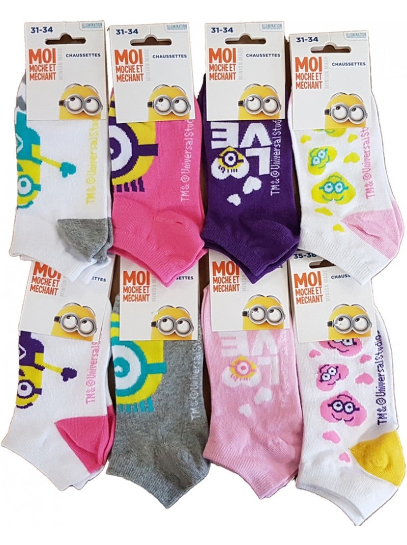 Calzini Bambino Licenza MOI, MOCHE ET MECHANT fantasia - Confezione da 9 Multicolore - Kiabi
