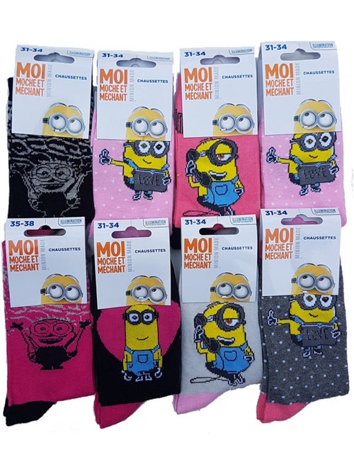 Calzini Bambino Licenza MOI, MOCHE ET MECHANT fantasia - Confezione da 9 - Kiabi