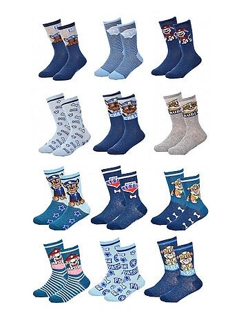 Calzini Bambino Licenza PACK DA 12 PAIA PAT PATROLLO