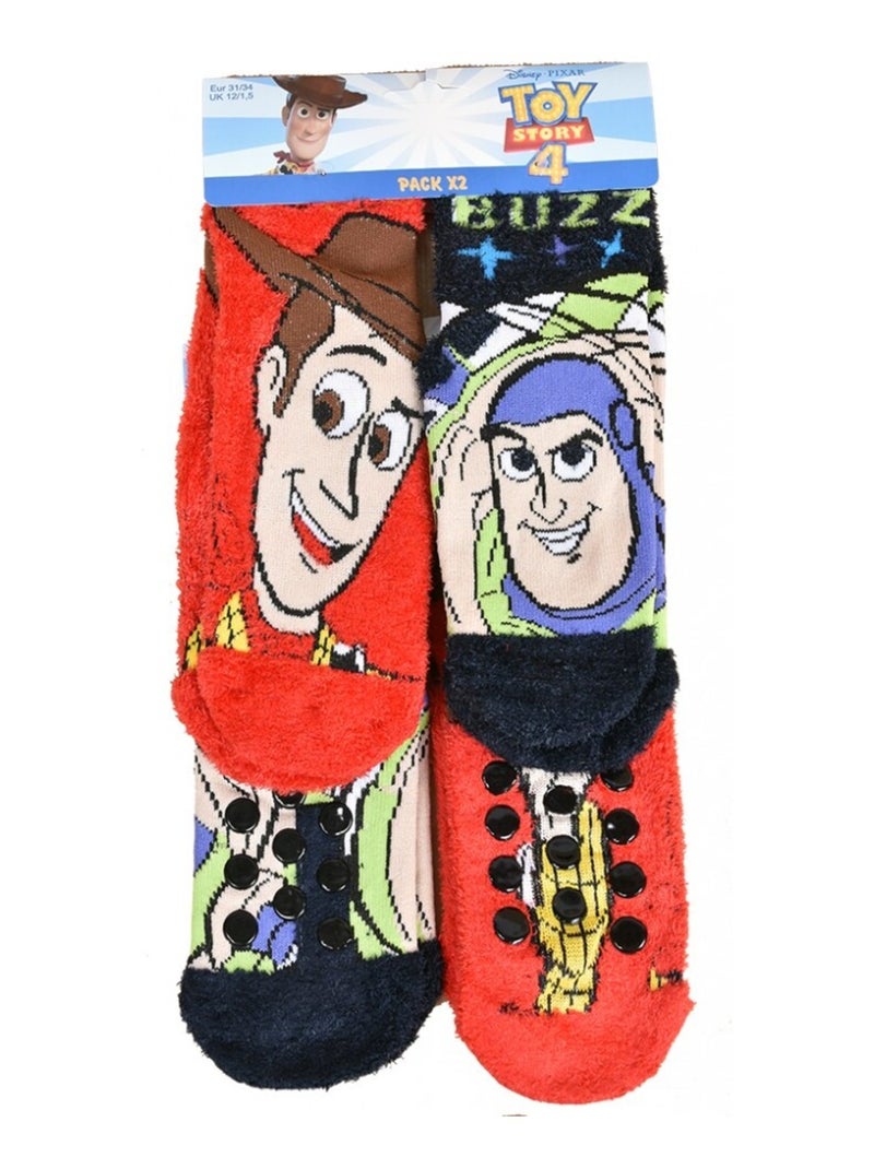 Calzini Bambino Licenza TOY STORY fantasia - Confezione da 4 Multicolore - Kiabi