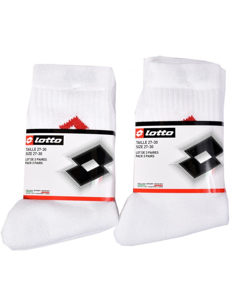 Calzini Bambino LOTTO TENNIS CREW - Confezione da 15 Multicolore - Kiabi