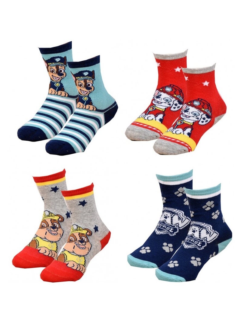 Calzini Bambino PAT PATROUILLE - Confezione da 8 Blu Rosso Grigio - Kiabi