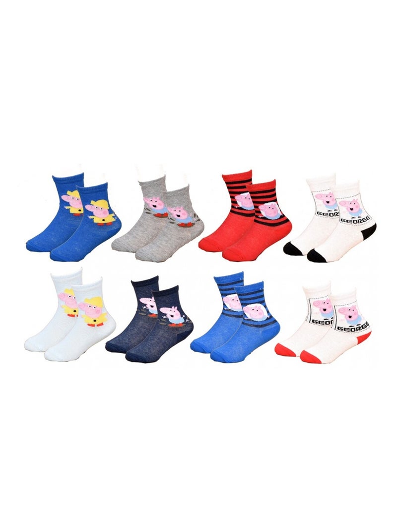Calzini Bambino PEPPA PIG - Confezione da 9 Blu Multicolore Grigio - Kiabi
