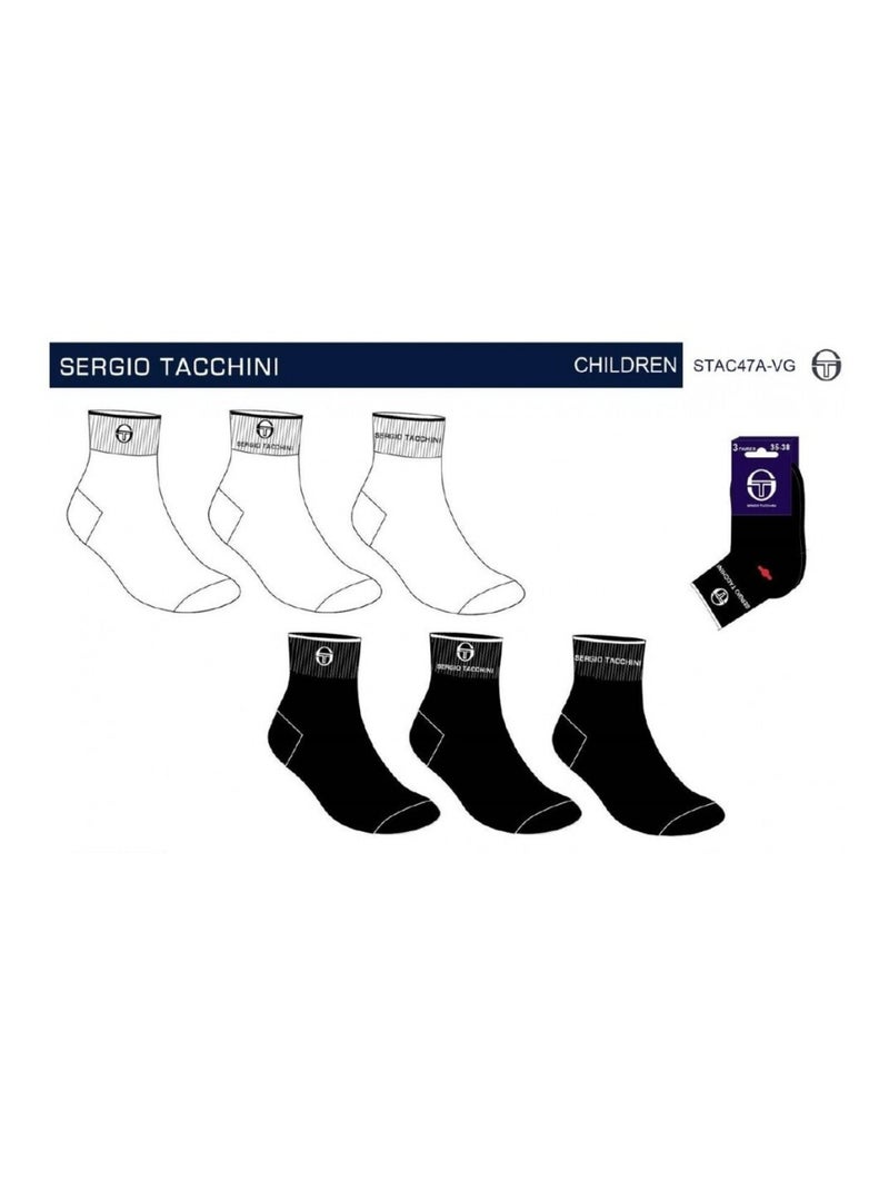Calzini bambino QUARTER SERGIO TACCHINI - Confezione da 6 Multicolore - Kiabi