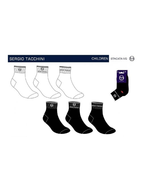 Calzini bambino QUARTER SERGIO TACCHINI Confezione da 6 - Kiabi Calzini bambino QUARTER SERGIO TACCHINI Confezione da 6 - Kiabi