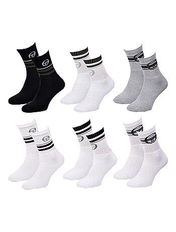 Calzini Bambino SERGIO TACCHINI TENNIS CREW Cotone Confezione da 6
