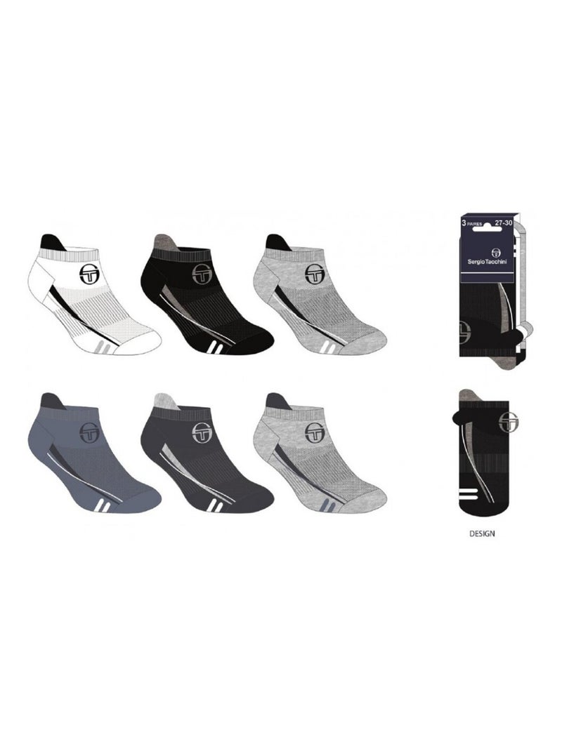 Calzini Bambino SNEAKER SERGIO TACCHINI - Confezione da 12 Multicolore - Kiabi