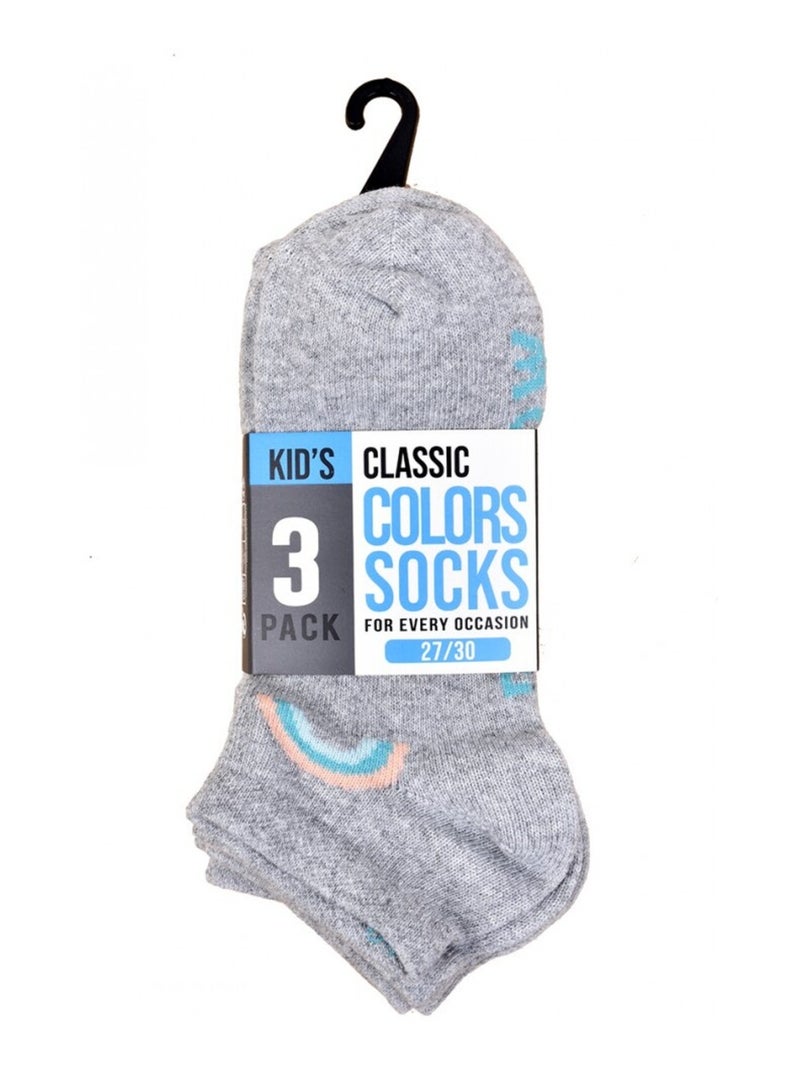 Calzini Bambino TWINDAY - Confezione da 3 Grigio - Kiabi