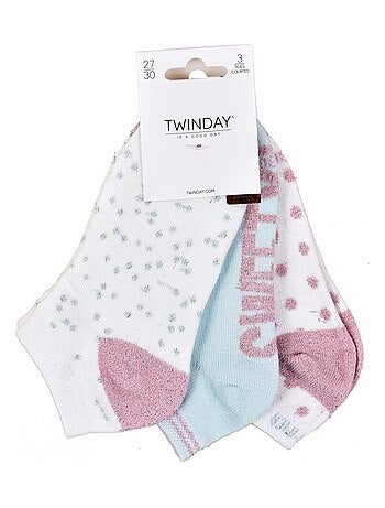 Calzini Bambino TWINDAY - Confezione da 6