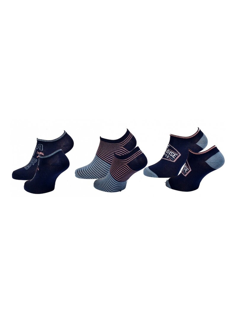 Calzini Bambino TWINDAY - Confezione da 6 Blu Blu cielo Blu - Kiabi