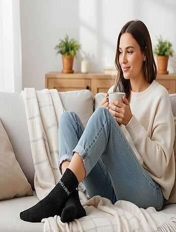 Calzini con Paillettes Donna Messaggio Umoristico Confezione da 12 Paia sorpresa