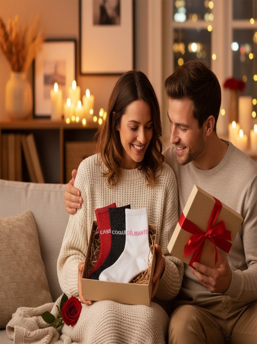 Calzini con Paillettes Donna Messaggio Umoristico Confezione da 12 Paia sorpresa - Kiabi