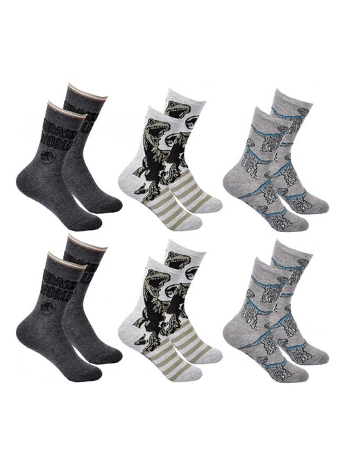 Calzini Confezione Bambino JURASSIC WORLD - Confezione da 6 - Kiabi Calzini Confezione Bambino JURASSIC WORLD - Confezione da 6 - Kiabi