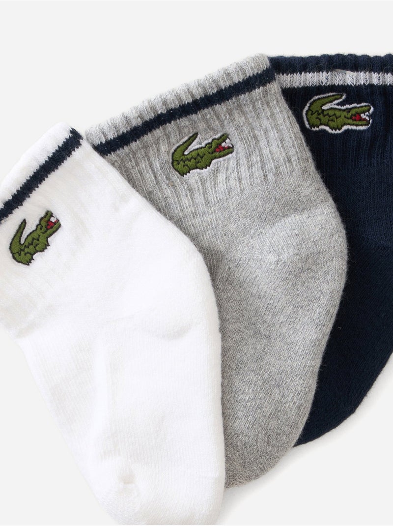 Calzini, confezione da 3 - lacoste Blu - Kiabi