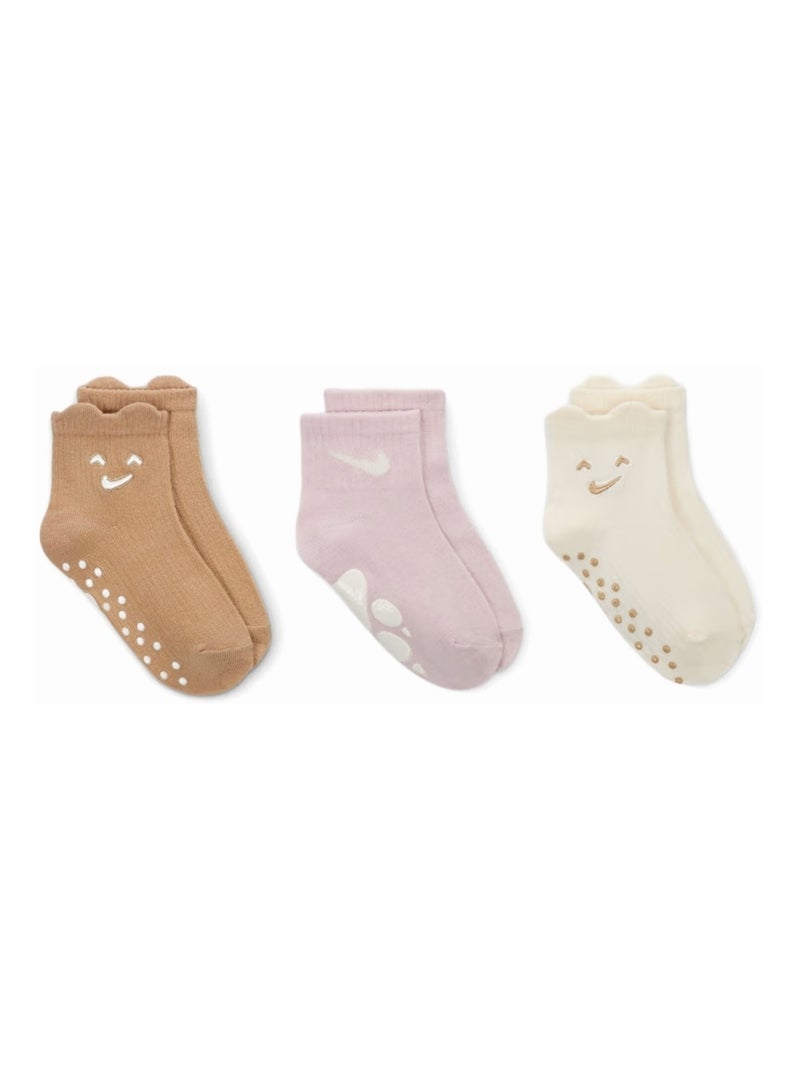 Calzini, confezione da 3 - Nike Beige - Kiabi