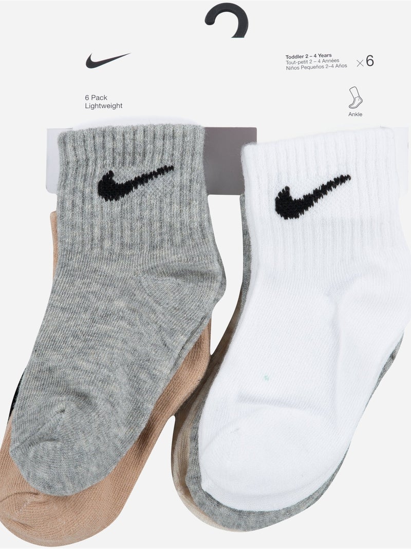 Calzini, confezione da 6 - nike Multicolore - Kiabi