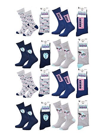 Calzini Confezione UOMO MIAMI VICE - Confezione da 8