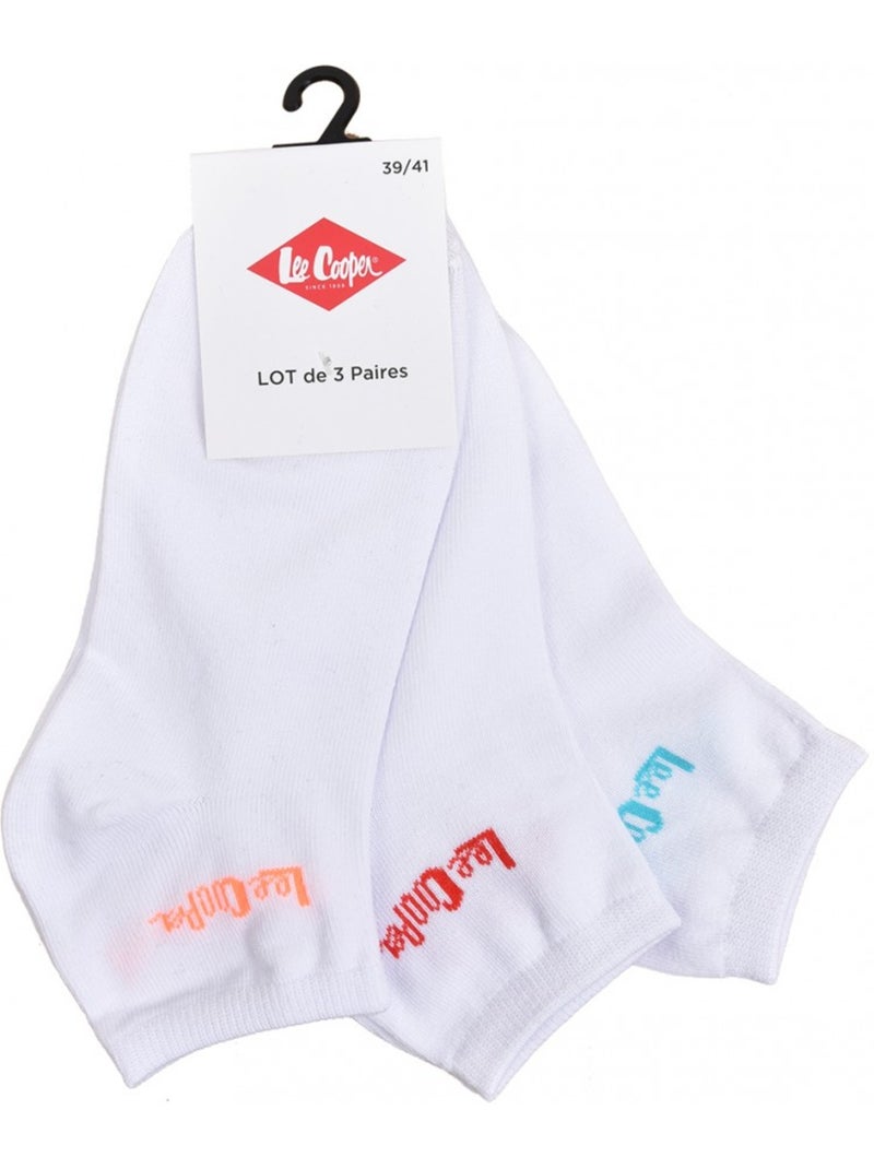 Calzini Corti Donna LEE COOPER Qualità e Comfort - Confezione Multicolore - Kiabi