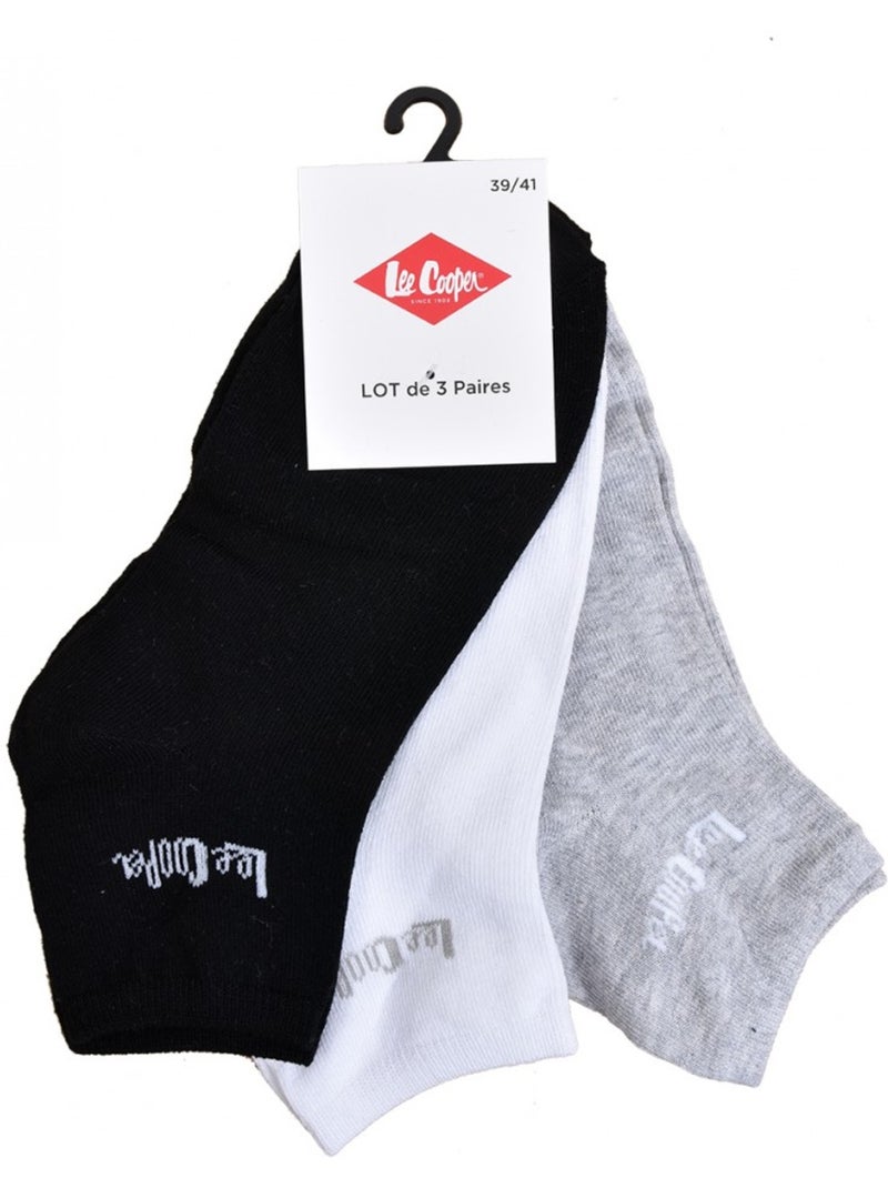 Calzini Corti Donna LEE COOPER Qualità e Comfort - Confezione Multicolore - Kiabi
