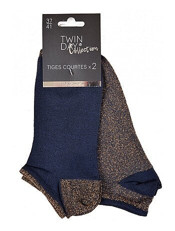 Calzini Corti donna TWINDAY - Confezione da 4