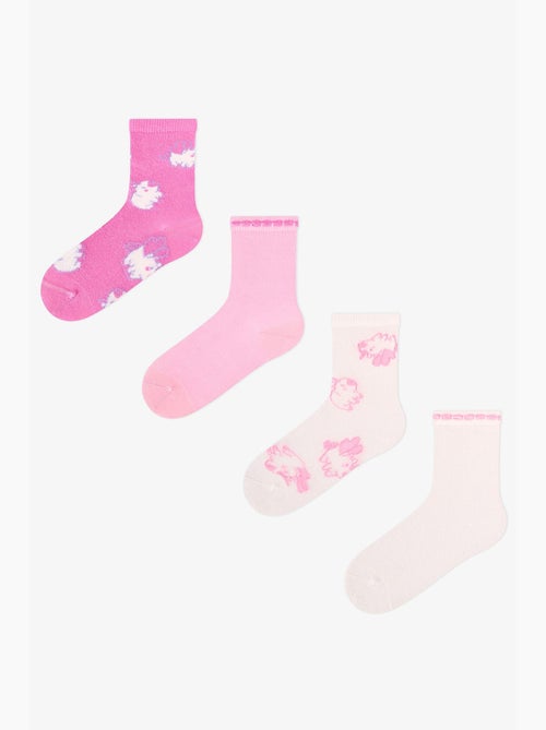 Calzini da bambina capycorn con stampa unicorno, 2 paia penti - Kiabi