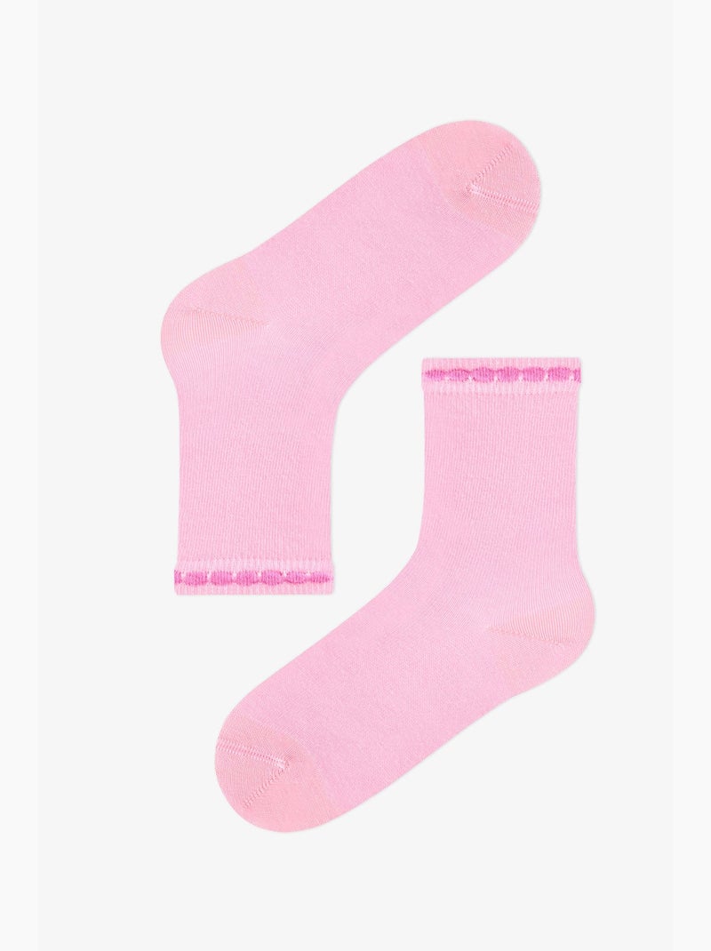 Calzini da bambina capycorn con stampa unicorno, 2 paia penti Rosa - Kiabi