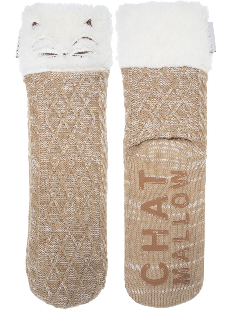 Calzini da camera  donna isotoner Beige mélange - Kiabi