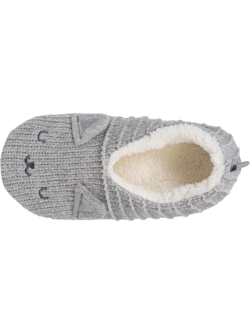 Calzini da camera foderato, antiscivolo donna isotoner Grigio grigio - Kiabi