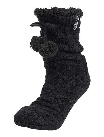 Calzini da camera foderato, antiscivolo donna Isotoner