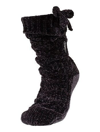 Calzini da camera in maglia di ciniglia ritorta - con pelo donna Isotoner