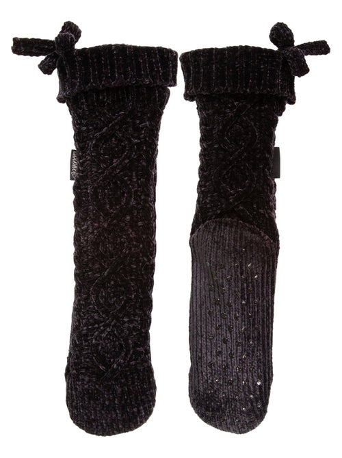 Calzini da camera in maglia di ciniglia ritorta - con pelo donna Isotoner - Kiabi