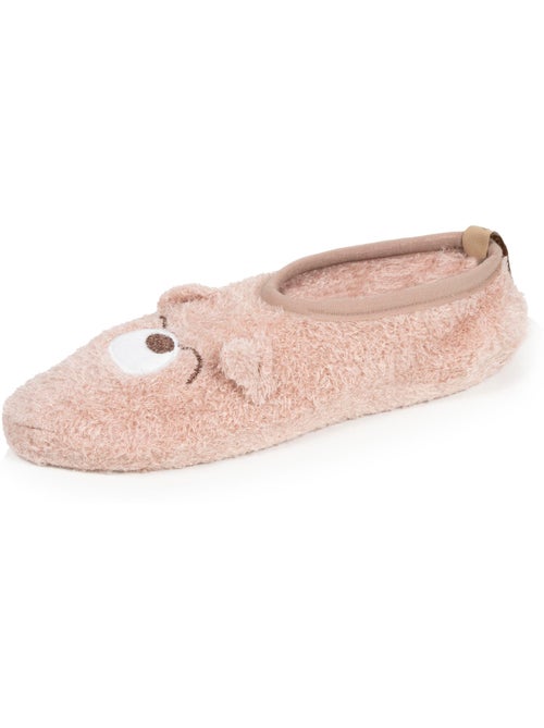 Calzini da camera maglia felpata, brufoli antiscivolo donna Isotoner - Kiabi