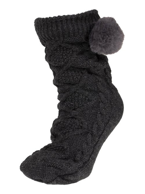 Calzini da camera Maglia lurex ritorta - Puntini antiscivolo donna Isotoner - Kiabi Calzini da camera Maglia lurex ritorta - Puntini antiscivolo donna Isotoner - Kiabi