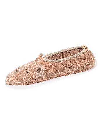 Calzini da camera ultracomodo, con impugnature antiscivolo donna Isotoner