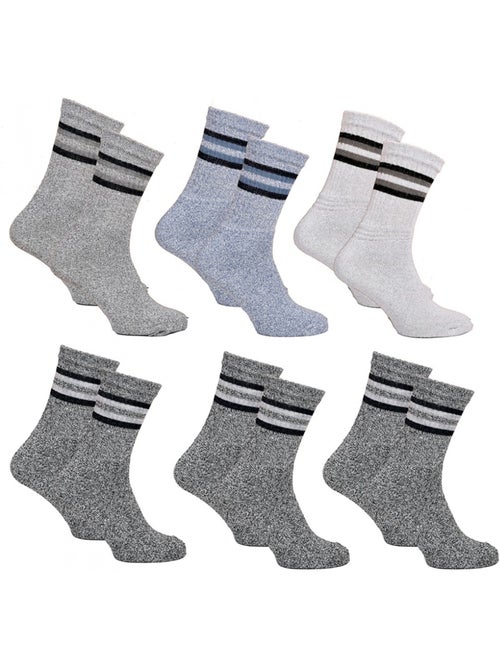 Calzini da Lavoro LA RURALE per Uomo Resistenza e Qualità Pro - Confezione da 6 - Kiabi